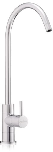 Doulton Pillar Grifo De Cocina | Acero inoxidable cromado | Compatible con el sistema de filtro de agua UnderCounter | Diseño a prueba de fugas | Agua con un sabor excelente