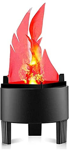 Akemaio 3D künstliche Flamme Lampe 3D gefälschte Feuerlampe Realistische Flamme Bühneneffekt Licht LED Lagerfeuerlampe Weihnachten Neujahr Club Dekor