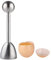 Leegg Egg Cracker Topper Cutter für weich & hart gekochte Eier Edelstahl Eierschalenöffner Separator Breaker Küchenwerkzeug, Eierschneider