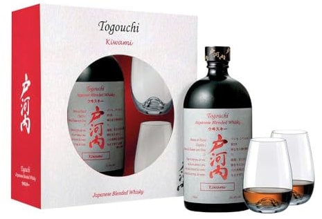Togouchi Kiwami Whisky Japonais Coffret + 2 verres 40° 70cl