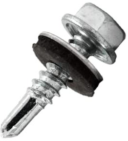 DOJA industrial | VITI AUTOFILETTANTI PER METALLO | PACK 400 | 4,8 x 19 mm | Viti autoperforanti testa esagonale con rondella | Autofilettanti in acciaio per fissaggio carrozzeria Legno Lamiera