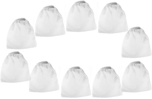 VIFERR Sacchetto Filtro per Polvere Unghie, 10Pcs Sacchetti Aspiratore Unghie Ricambio, Non Woven Sacchetto Aspirazione per Rimuovere la Polvere, Utili per la Nail Art e Ricostruzione Unghie