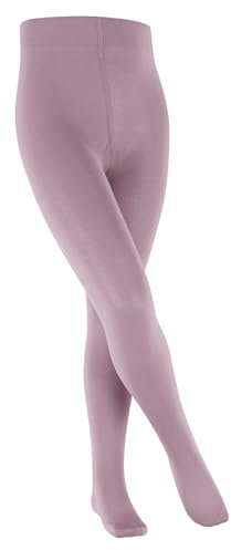 FALKE Unisex Kinder Strumpfhose Cotton Touch K Ti Baumwolle dick einfarbig 1 Stück, Rosa Thulit 8663, 122-128