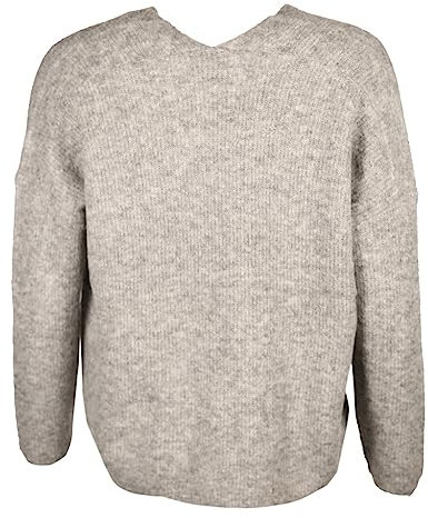 Mos Mosh MMThora V-Neck Knit 919 Grey Melange - S