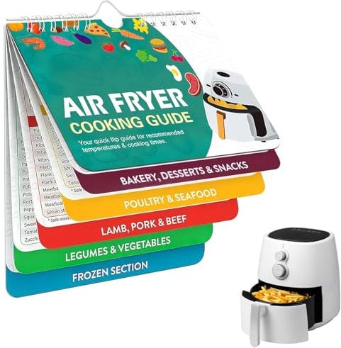Air Fryer Accessories Air Fryer Air Fryer Recipe Book Air Fryer Cookbook Air Fryer Cheat Sheet Magnets Cooking Guide Booklet Air Fryer Cook Book Cooking Accessories for Home