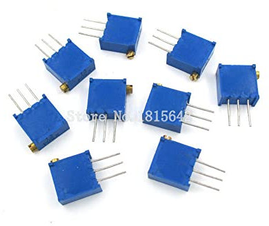 IPUDIS 10 Teile/LOS 3296X-103 Seite Einstellbare Präzision Multi Ring Potent 3296X-1-103 10K Ohm 3296X Multiturn Trimmer Potentiometer X103