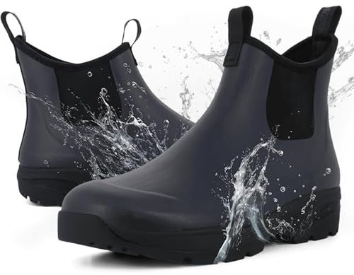 Green Comfort Stivali Uomo Gomma Impermeabili per Esterno| Stivali Pioggia Uomo di vari Colori (Taglia 43)