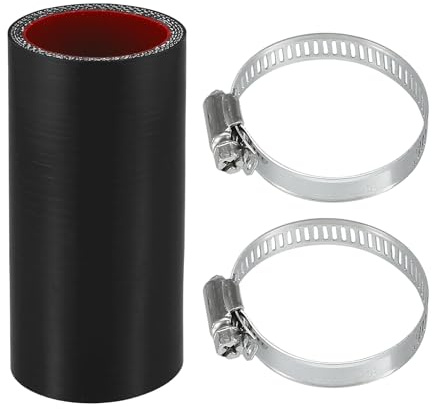 Motoforti Manguera De Silicona Para Refrigerante 1 Juego 38mm Negra Y Roja | Color Negra Y Roja, Longitud 100mm, Espesor 5mm, Temperatura -60°C A 300°C, Presion 1Mpa, Con Abrazaderas
