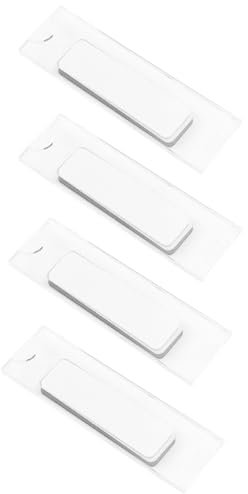 4 STÜCKE FONGKNOX Namensschild Magnet Selbstklebend Magnetisch Namensschild Schild Kleidung Metall Namensschildhalter