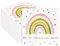 40 Stück Boho Regenbogen Schön Dass Du Da Bist Servietten,33 x 33 cm Deko Mädchen Junge Mädchen Babyparty Regenbogen Servietten für Konfirmation Kommunion Party Tischdeko