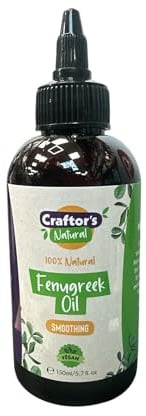 Craftor's Natural Fenugreek Oil, 150ml, Vegan, Smoothing