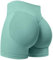 ZAAYO Damen Sport Shorts 3.6 Invisible Scrunch Butt Lifting Gym Workout Short Hoch Taille Yoga Short Nahtlose Booty Biker Shorts Pistazien S