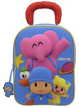 CYPBRANDS Pocoyo Rucksack, Tasche, Schulbedarf, Vorschule, Zubehör, mehrfarbig, offizielles Produkt