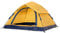 Lumaland Camping Zelt | Leichtes Pop Up Wurfzelt | 2-3 Personen Kuppelzelt | Trekking & Festival Igluzelt | Sekundenzelt Wasserdicht 210x190x110cm | Ideal auch als Strand Wind- & Sonnenschutz [Gelb]