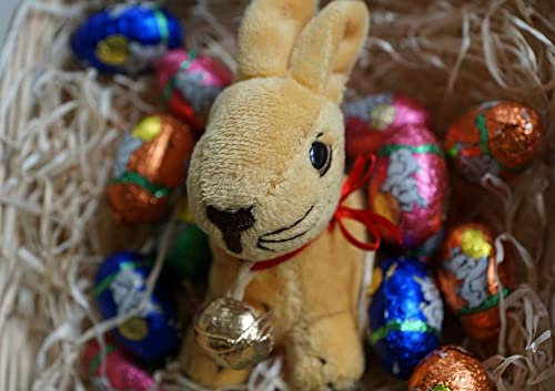 hansepuzzle 29998 - Osterhase Puzzle 130 Teile | Tierwelt Puzzle mit hochwertiger Puzzle Aufbewahrung: Kartonbox und wiederverschließbarem Beutel | Puzzle-Maße: 28,7 x 20 cm