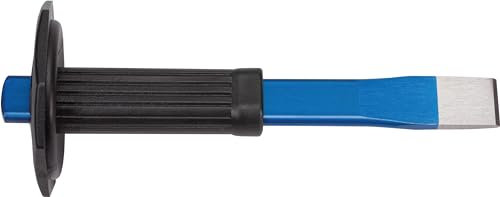 Peddinghaus Burin à fente avec protection de la main 26 x 7 mm, acier chrome-molybdène, dureté à l'air 54-58 HRC, plat, thermolaqué