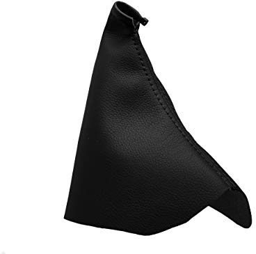 JPstraps - Funda Palanca de Cambios de Cuero Piel Natural Color Negro Compatible con Renault Laguna II (2001-2008) Automático