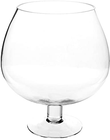Atmosphera - Coupe Boule sur Pied - Verre - H26 cm