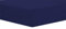 Olivia Rocco Easy Care Fitted Sheet Poly Cotton Bed Sheets, 3/4 Bed Navy