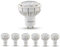 Allesgute Lot de 6 Ampoules GU10 LED Spot Blanc Chaud 3000K 7W 550lm équivaut 50W 60W gu 10 halogène Ampoule, Not Dimmable