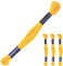 3 Docken Stickgarn je ca. 8m Sticktwist 100% Baumwolle Stickerei verschiedene Farbwahl, Farbe :1682 sattgelb