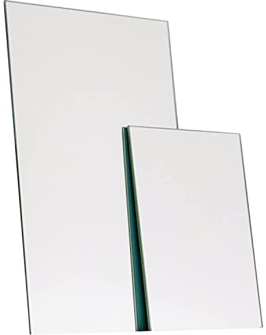 elisando Spiegel auf Maß 60x60 cm Stärke 3mm | Spiegelzuschnitt 600 x 600 x 3 mm | Viele Maße verfügbar! | Spiegelplatten Spiegelfliesen Wandspiegel