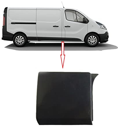 MKAREPART Baguette de protection latérale droite compatible avec Trafic MK3 Vivaro B Talento 768185709R (droite petite)