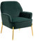 Sepnine Sessel Wohnzimmer Samt, Loungesessel Modern, Armchair, Getufteter Polstersessel, Bequemer Sessel für Schlafzimmer Wohnzimmer Balkon