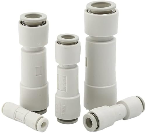Pneumatik Rückschlagventil IQS ProLine 10mm beidseitig Druckluft-Rüchschlag Schnellverbinder (Ø 10mm)