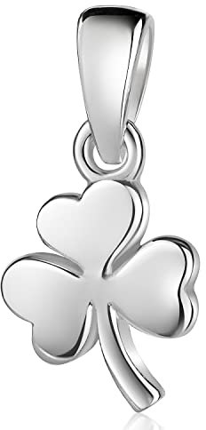 Materia Kleeblatt Schmuck Anhänger Silber 925 Damen KA-480-Ohne Kette