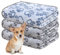 Gorgelly 1 Pack 3 Hundedecke, Weiche Haustierdecke Waschbar, Kuscheldecke Flauschig für Kleine Mittlere Hunde Katzen, Sofaschoner für Hunde, Hundedecke für Unterwegs, 80x60 cm