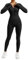 RXRXCOCO Women Ribbed Jumpsuit Sexy Zip Up Long Sleeve Unitard Seamless Yoga Romper All In One Bodycon Jumpsuit