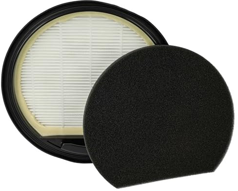 vhbw 1x filtro compatibile con Bosch BGS05A320, BGS05AAA2, BGS05A322, BGS05X240 aspirapolvere - Filtro aria di scarico, nero/bianco