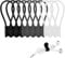 Magnetic Cable Ties, Silicone Reusable Magnetic Cable Buddy Strong Magnetic Silicone Twist Ties for Bundling and Organizing USB Cables Earphones,Mouse in Home Office Table Desk