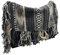 Umhängetasche für Herren und Damen, Hippie-Tasche, Bohemian, Vintage, groß, robust, wasserdicht, Reisen, Sport, Arbeit, Party, Festival, mit Reißverschluss, Blau / Weiß, bunt