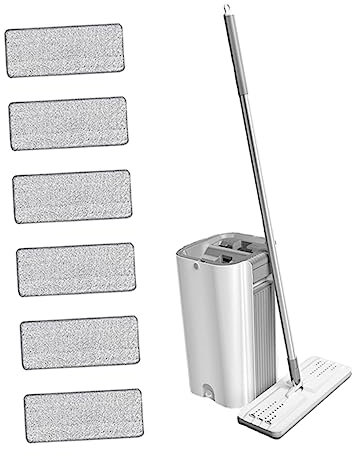 ULDIGI Trapeador para Polvo Kit De Trapeador y Cubo Limpieza Rápida y Completa
