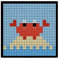 Jeenuuder LED-Pixel-APP-Handy-Steuerungsdisplay, Programmierbares Nachtlicht, LED-Bildschirm, 16 X 16, Schwarz, 1 Stück