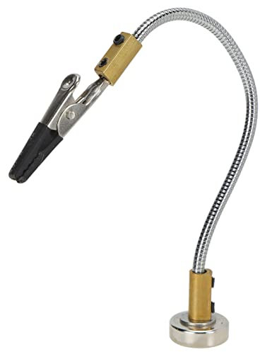 Adjustable Magnetic Helping Hands Welding Third Hand Tool Universal PCB Welding Clamp for Electronics Repair Assembly Short Alloy Steel with High Temp Rubber Sleeve Reminder Clip