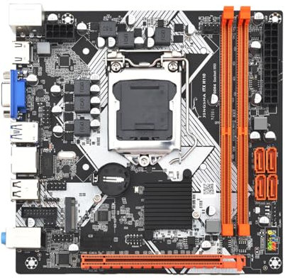 casstaly La Placa Base del Ordenador H110 ITX LGA1151 DDR4 Admite 32 GB Gigabit Ethernet M.2 Nvme PCI-E3.0 16X Placa Base H110
