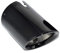 Kompatibel mit BMW 3er G20 G21 Auspuffblende Endrohrblende 320d 330i 330e Schwarz Schalldämpferspitze Düse Edelstahl Auspuffkopf(1 pcs)