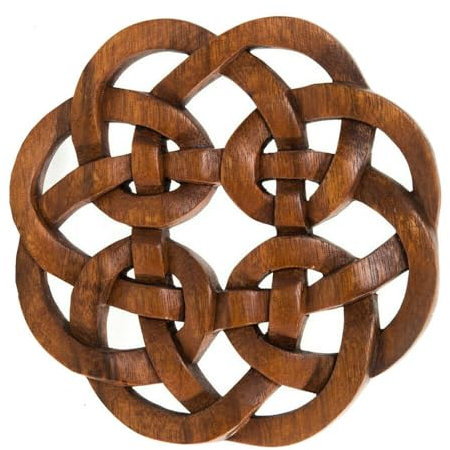 Wandschmuck Wandbild Keltische Blume des Lebens Holz Blume des Lebens