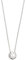 XENOX® Zarge Halskette - Damen Halskette aus hochwertigem 925/- Sterlingsilber mit Zirkonia Stein