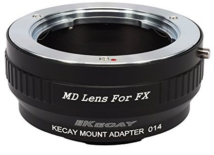 KECAY Objektiv Mount Adapter Mount Converter für Minolta MD MC SR Rokkor 35mm SLR Objektiv Adapterring auf Fuji X Kamera X-Pro1 X-E1 X-E2 X-A1 X-M1 X-T1 X-T10 Objektivadapter MD-Fuji FX