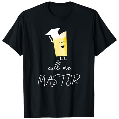 Master Hut Sponsion Masterarbeit Geschenk Studium Abschluss T-Shirt
