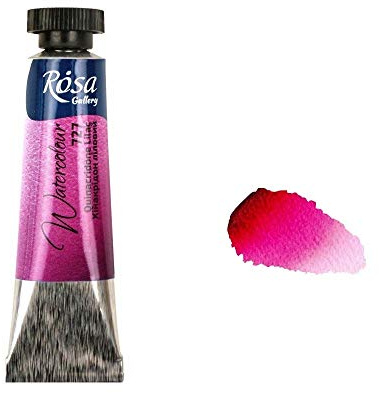 Professional Watercolour Paint, 10ml Tubes, Gallery, Artist Quality (Quinacridone Lilac)