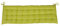 CB Home & Style Bankauflage Bankkissen 4 cm dick Sitzpolster Bank Gartenbank Auflage (120 x 40 cm, Grün)