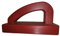 Rascador para la limpieza de tablas y cepos de polietileno 17 x 17 cm rojo