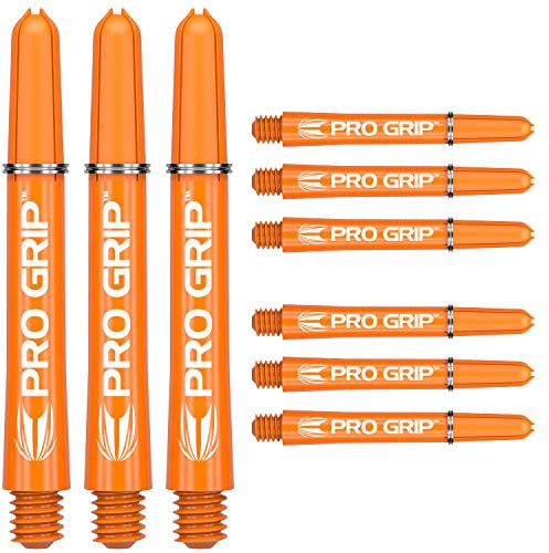 Target Darts 3 x Sätze of Orange Pro Grip Dartschäfte Zwischenzeitlich - 9 Dartschäfte Insgesamt