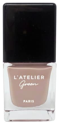 L’Atelier Green Paris - Breathable, 85% Plant-Based Halal & Vegan Nail Polish. Infused with Organic Oils, Made in France - 10.5ml (Business As Usual)