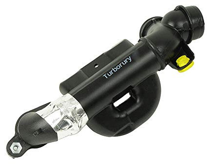 TURBORURY Compatible/repuesto para manguera de intercooler Turbo Ford Focus II Focus C-Max C-Max 1.6 TDCi Volvo C30 V50 V70 S40 S80 1.6 D 1465156 5M5Q9F764AB 5M5Q-9F764-AB 12311901 1312657 1339071